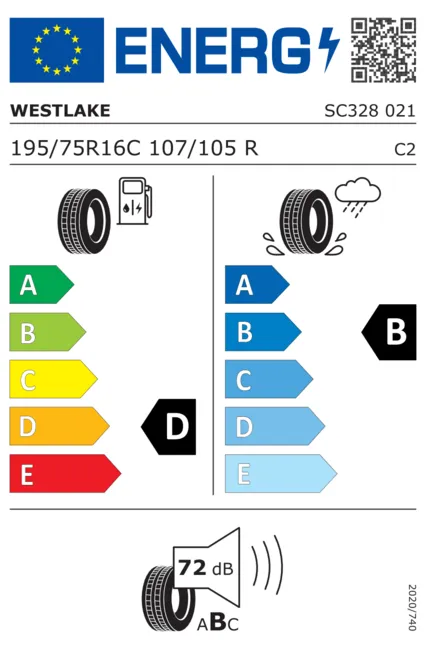 195/75/16c 107/105R westlake H188