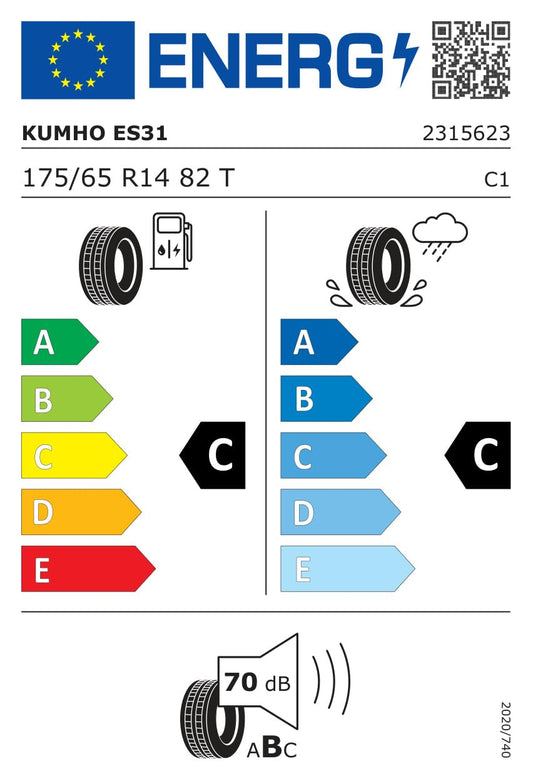175/65/14 82T KUMHO Ecowing ES31