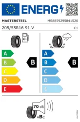 205/55/16 MASTERSTEEL 91V PRO SPORT 2